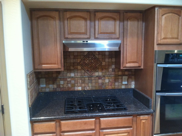 Example of painted kitchen cabients